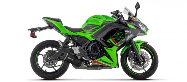 ARROW Indy-Race Aluminium Schwarz KAWASAKI NINJA 650 24-