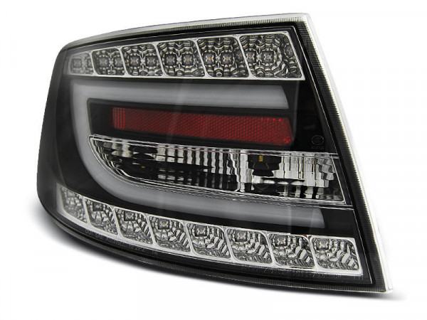 LED Rücklichter schwarz passend für Audi A6 C6 Limousine 04.04-08 6pin
