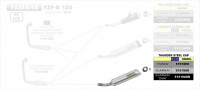 Arrow Street Thunder Aluminium Endschalldämpfer passend für Yamaha YZF-R 125 & MT 125 Arrow Street Thunder Aluminium Endschalldämpfer passend für Yamaha YZF-R 125 & MT 125