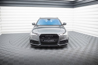 Front Ansatz V.1 Für Audi A6 / A6 C7 S-line/ S6 C7 Facelift Schwarz Hochglanz