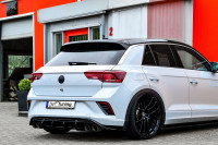 Gefräster Heckdiffusor aus ABS passend für VW T-ROC R 2019–2021 Gefräster Heckdiffusor aus ABS passend für VW T-ROC R 2019–2021