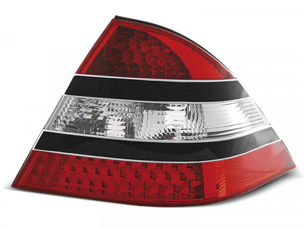 LED Rücklichter rot schwarz passend für Mercedes W220 S-Klasse 09.98-05.05