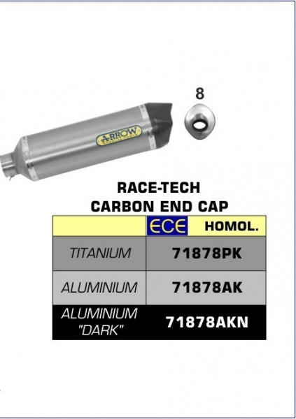 Arrow Race-Tech Aluminium Schwarz