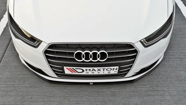Front Ansatz Für Audi A6 Ultra C7 FL Schwarz Hochglanz