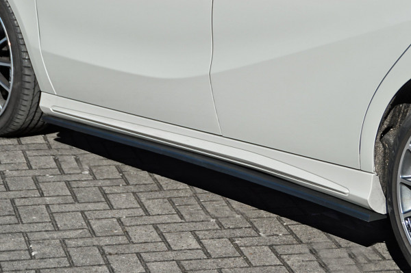 Seitenschweller im Cup Look passend für Mercedes A Klasse W176 mit AMG Line Paket + A45 AMG