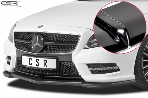 Cup-Spoilerlippe mit ABE für Mercedes Benz CLS C218 / X218 AMG-Line CSL416-G Schwarz Hochglanz