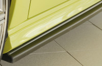 Rieger Seitenschweller links ansatz matt schwarz für Audi A3 (8V) 5-tür. (Sportback 8VA) 09.16- (ab Ausführung: Schwarz matt