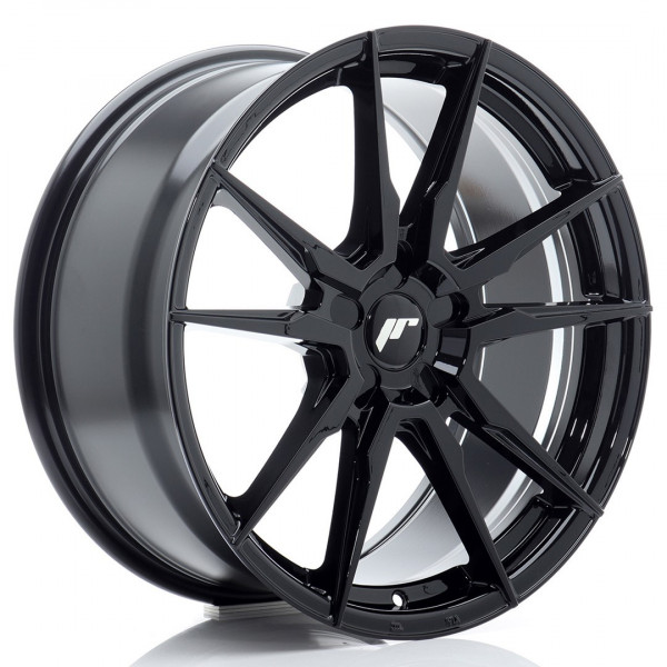 JR Wheels JR21 19x8,5 ET20-45 5H Blank Glossy Black