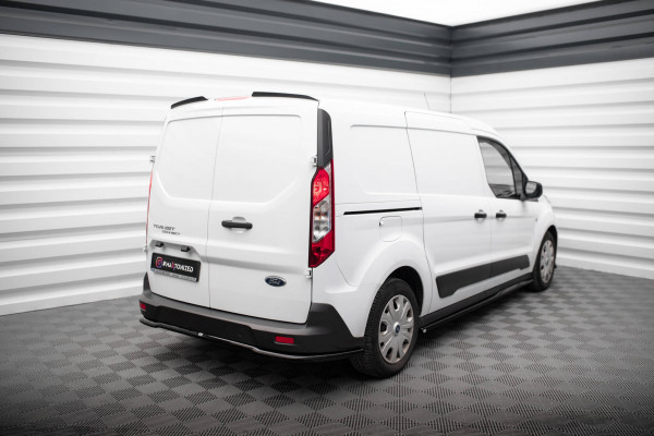 Spoiler CAP Für Ford Transit Connect Mk2 Facelift Schwarz Hochglanz