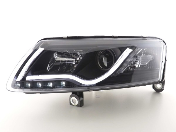 Scheinwerfer Set Xenon Daylight LED Tagfahrlicht Audi A6 4F Bj. 04-08 schwarz