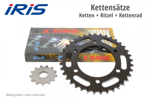 IRIS Kette & ESJOT Räder Kettensatz Kawasaki Z 900 (A2) 17-19, Z 900, 17-