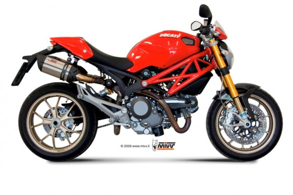 MIVV Suono Edelstahl Ducati Monster 795 ´12/16 - Monster 796 ´10/16 - Monster 11