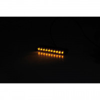 HIGHSIDER Pro Stripe-Run LED Sequenz-Blinker Modul Schwarz Rauchgrau, vorn & hinten HIGHSIDER Pro Stripe-Run LED Sequenz-Blinker Modul Schwarz Rauchgrau, vorn & hinten