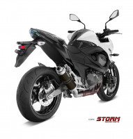 Storm Black Slip-On GP Edelstahl passend für Kawasaki Z 800 E 13-16 Storm Black Slip-On GP Edelstahl passend für Kawasaki Z 800 E 13-16
