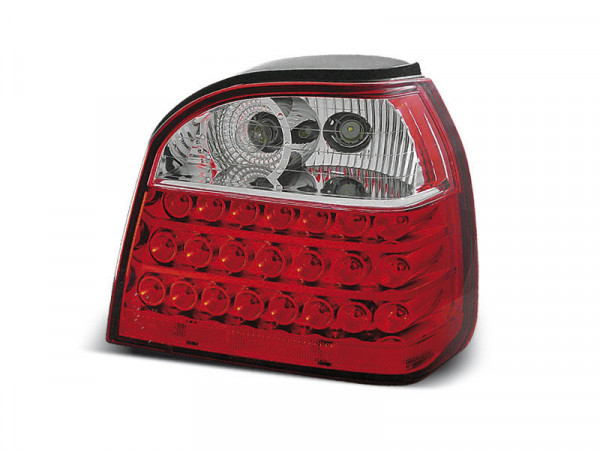 LED Rücklichter rot weiß passend für VW Golf 3 09.91-08.97