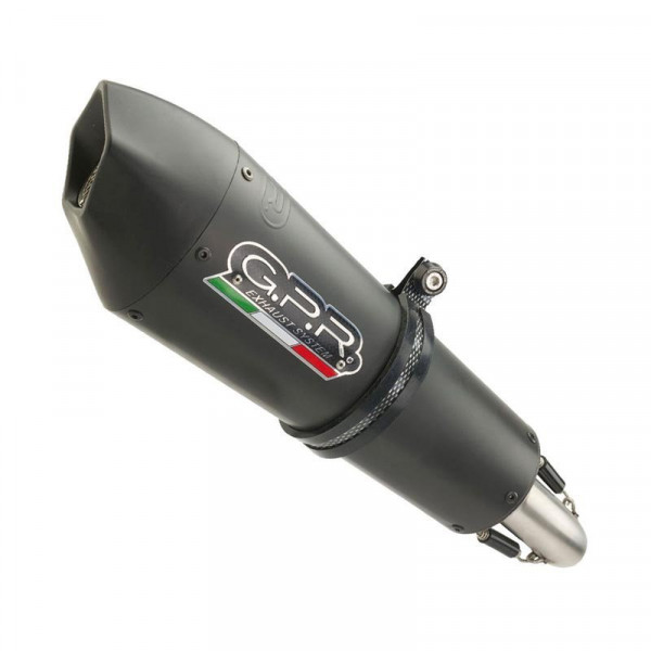 Honda Cb 500 F 2019-2020, GP Evo4 Black Titanium, Homologated legal slip-on exhaust including remova