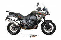 MIVV Speed Edge Edelstahl Endschalldämpfer passend für KTM Adventure MIVV Speed Edge Edelstahl Endschalldämpfer passend für KTM Adventure