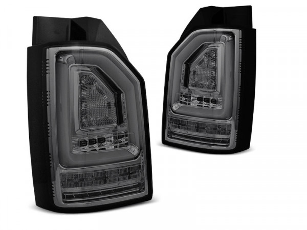 LED BAR Rücklichter grau mit dynamischem Blinker passend für VW T6 2015–2019