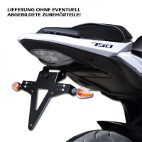 Kennzeichenhalter passend für Suzuki GSR 750 (11-16) verstellbar schwarz inkl. Reflektorhalter Kennzeichenhalter passend für Suzuki GSR 750 (11-16) verstellbar schwarz inkl. Reflektorhalter