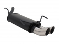 Novus Sportauspuff passend für Opel Corsa C 2x76mm DTM Novus Sportauspuff passend für Opel Corsa C 2x76mm DTM