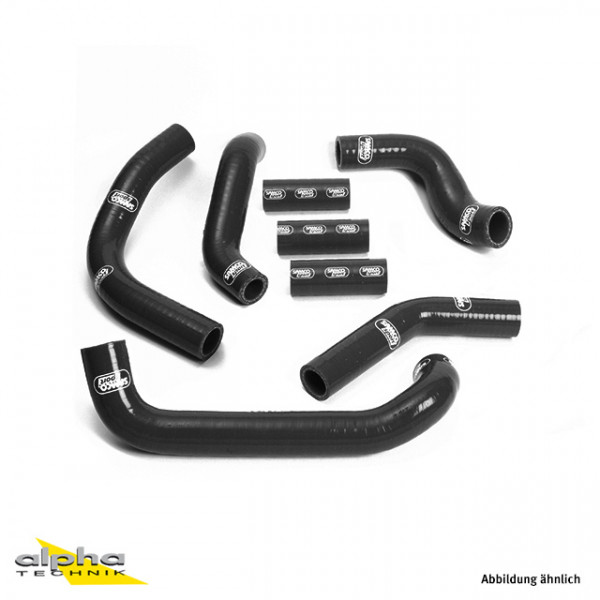 SAMCO SPORT Siliconschlauch Kit schwarz passend für Suzuki GSXR750W GSXR1100W