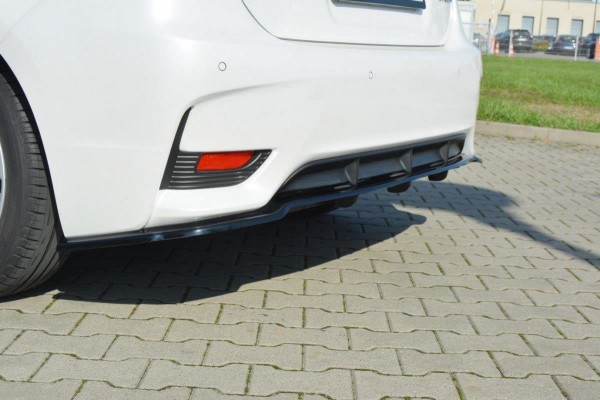 Mittlerer Diffusor Heck Ansatz Für Lexus CT Mk1 Facelift DTM LOOK Schwarz Hochglanz