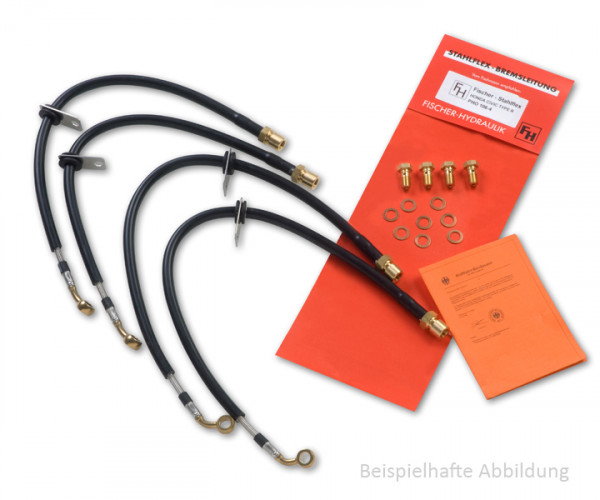 Stahlflex-Bremsleitung Hinten für BMW R 850 GS (259) m.ABS