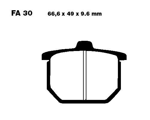 EBC-FA30 (FA29 / 30 / 31 sind identisch) (=11,10,9mm)