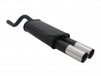 Novus Sportauspuff passend für Renault Clio 2 2x76mm RL-Design Novus Sportauspuff passend für Renault Clio 2 2x76mm RL-Design