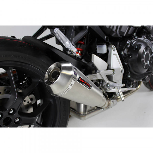 TAKKONI Auspuff Komplettanlage, Honda CB 650 F/CBR 650 F, 14-20 E-geprüft