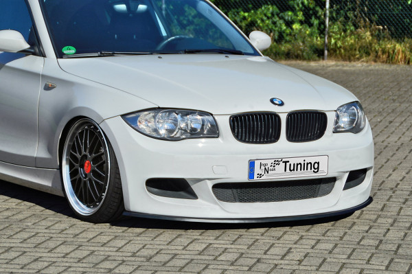 CUP Frontspoilerlippe passend für BMW 1er E81 E82 E87 E88 Bj. 2007-2013