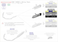 Arrow Race-Tech Endschalldämpfer Aluminium Schwarz passend für Honda CRF 1000 L Africa Twin 16-19 Arrow Race-Tech Endschalldämpfer Aluminium Schwarz passend für Honda CRF 1000 L Africa Twin 16-19
