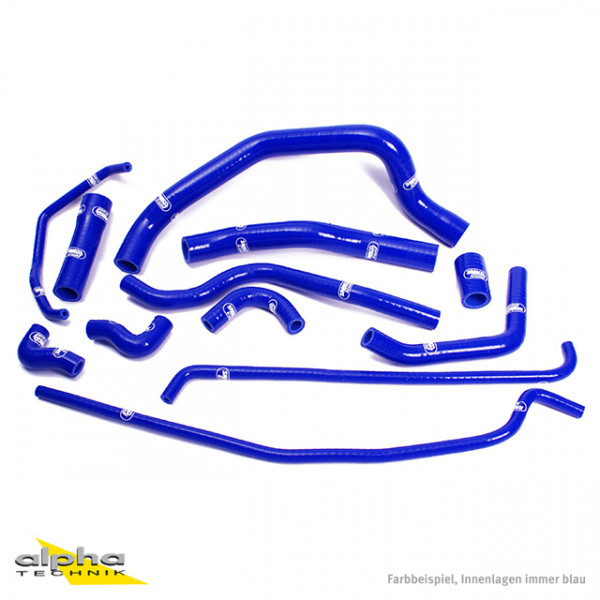 SAMCO SPORT Siliconschlauch Kit blau für Yamaha YZF1000R1 Modelljahr 2007-2008