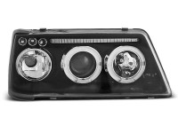 Scheinwerfer passend für Peugeot 205 09.83-10.96 Angel Eyes Black Scheinwerfer passend für Peugeot 205 09.83-10.96 Angel Eyes Black
