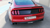 Spoiler CAP Für Ford Mustang / Mustang GT Mk6 Schwarz Hochglanz