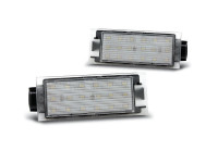 LED Kennzeichenleuchten passend für Renault Twingo 2 / Clio 3 / Megane 2,3 / Laguna 2,3 / Vel Satis LED Kennzeichenleuchten passend für Renault Twingo 2 / Clio 3 / Megane 2,3 / Laguna 2,3 / Vel Satis