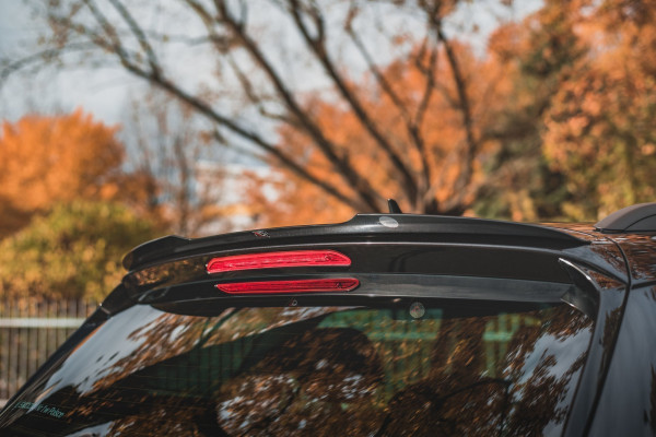 Spoiler CAP Für Skoda Karoq Sportline Schwarz Hochglanz