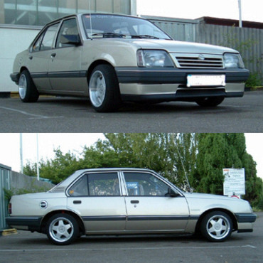 K.A.W. PlusKit Sportfahrwerk für Opel Ascona C ab 09/1981 bis 08/1988