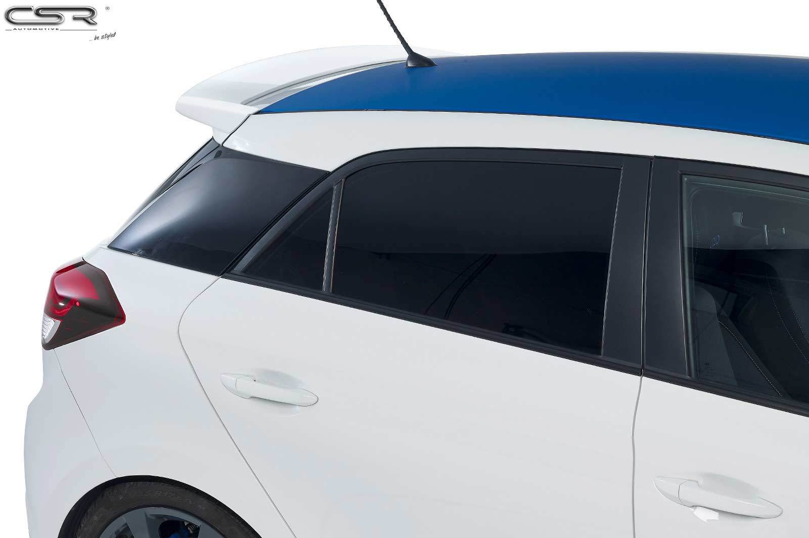 Heckspoiler Dachspoiler für Hyundai i20 2015-2023 Schwarz Spoiler Flüg