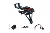 alpha Technik Kennzeichenhalter-Blinker-Kit passend für Kawasaki Versys 1000 ab Modelljahr 2019 (Hin alpha Technik Kennzeichenhalter-Blinker-Kit passend für Kawasaki Versys 1000 ab Modelljahr 2019 (Hin