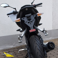 alpha Technik Kennzeichenhalter passend für Yamaha MT-125 Typ RE11 Modelljahr 2014- alpha Technik Kennzeichenhalter passend für Yamaha MT-125 Typ RE11 Modelljahr 2014-