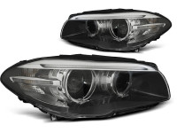 Xenon Scheinwerfer Angel Eyes LED DRL schwarz passend für BMW F10, F11 10-07.13 Xenon Scheinwerfer Angel Eyes LED DRL schwarz passend für BMW F10, F11 10-07.13