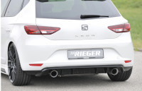 Rieger Heckschürzenansatz passend für Seat Leon (5F) 3-tür. (SC) 10.12–12.16 Rieger Heckschürzenansatz passend für Seat Leon (5F) 3-tür. (SC) 10.12–12.16