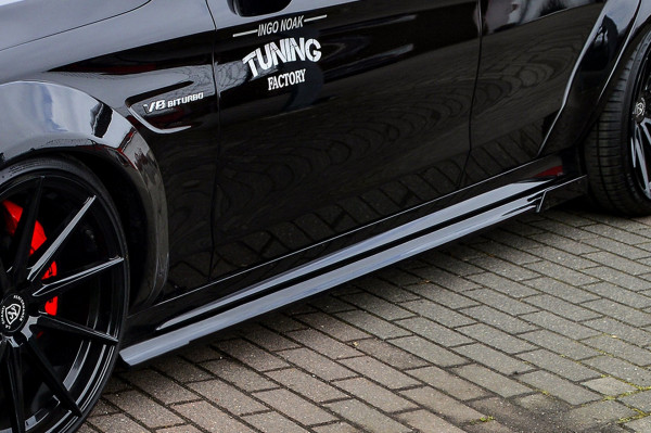 Cup Seitenschweller mit Wing hinten passend für Mercedes C-Klasse C63AMG+S