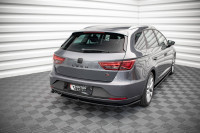 Heck Ansatz Flaps Diffusor V.1 passend für Seat Leon FR Sportstourer Mk3 Heck Ansatz Flaps Diffusor V.1 passend für Seat Leon FR Sportstourer Mk3