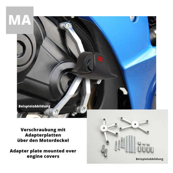 LSL Ersatzteil SlideWing Kit 550H138.3, HONDA NC 700 S(A) / X(A) 12-/NC750