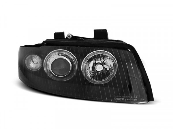 Xenon Scheinwerfer Angel Eyes schwarz passend für Audi A4 10.00-10.04