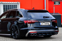 Gefräster Heckansatz aus ABS passend für Audi S4 B9 Facelift Gefräster Heckansatz aus ABS passend für Audi S4 B9 Facelift