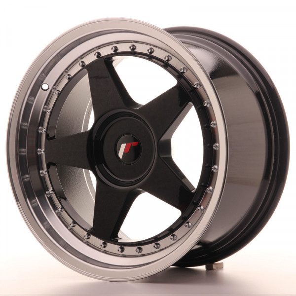 JR Wheels JR6 18x9,5 ET35-40 Blank Glossy Black