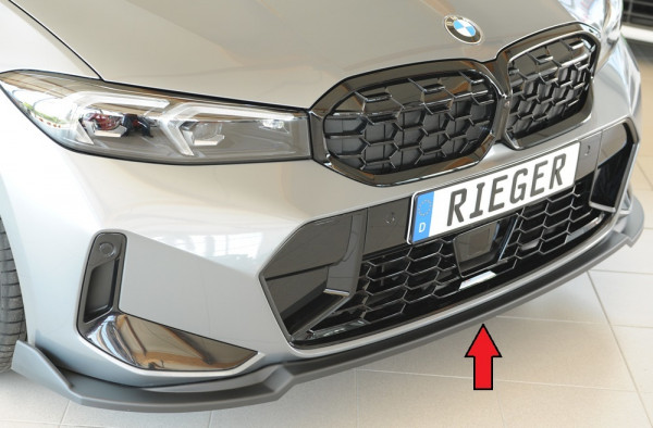 Rieger Spoilerschwert matt schwarz für BMW 3er G20 (G3L) Lim. 07.22- (ab Facelift) LCI